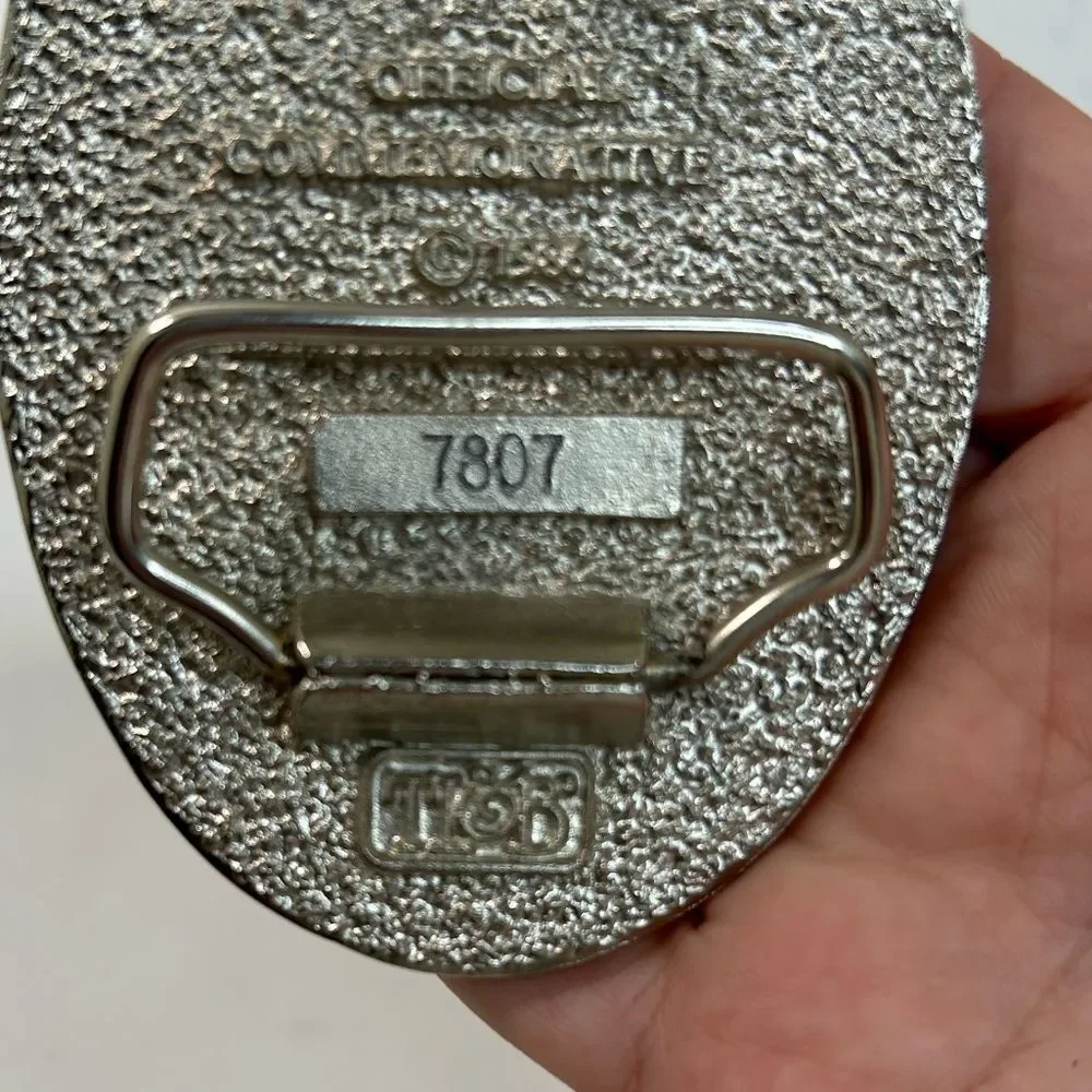 I'm Proud To Be A Texan Belt Buckle VINTAGE 1986 Limited Edition #7807